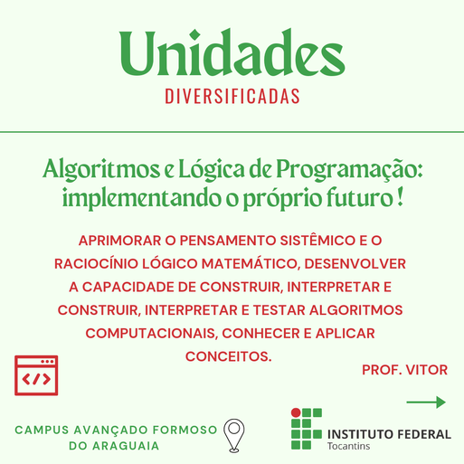 Algoritmos e Lógica de Programação