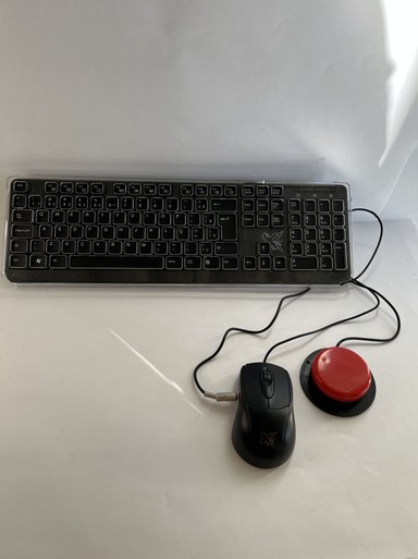 Teclado e Mouse adaptados