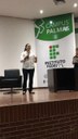 Coordenadora do curso, professora Claudia Rezende