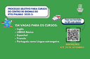 Cursos gratuitos do Centro de Idiomas