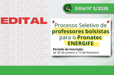 Seleção para professores bolsistas do Pronatec Energife