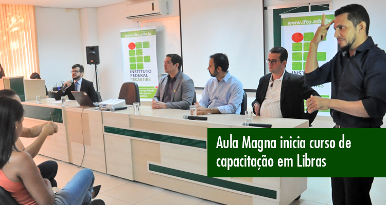 Aula Magna em Libras