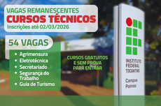 Inscrições online até 02/03/2026