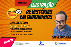 Oficina será ministrada pelo ilustrador Álvaro Maia