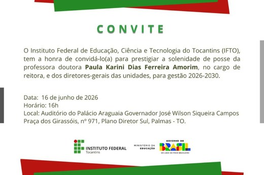 Convite da posse