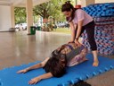Servidores em atividade de Pilates Solo