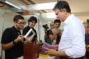 Ministro da Educação, Camilo Santana, conhece projetos do IFTO