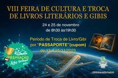 VIII Feira de Cultura e Troca de Livros e Gibis
